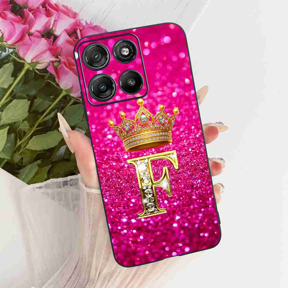 For Motorola Moto G67 Power Case Couple 26 Letters Cover Soft Silicone Phone Cases For Moto G 67 G67 Power Bumper