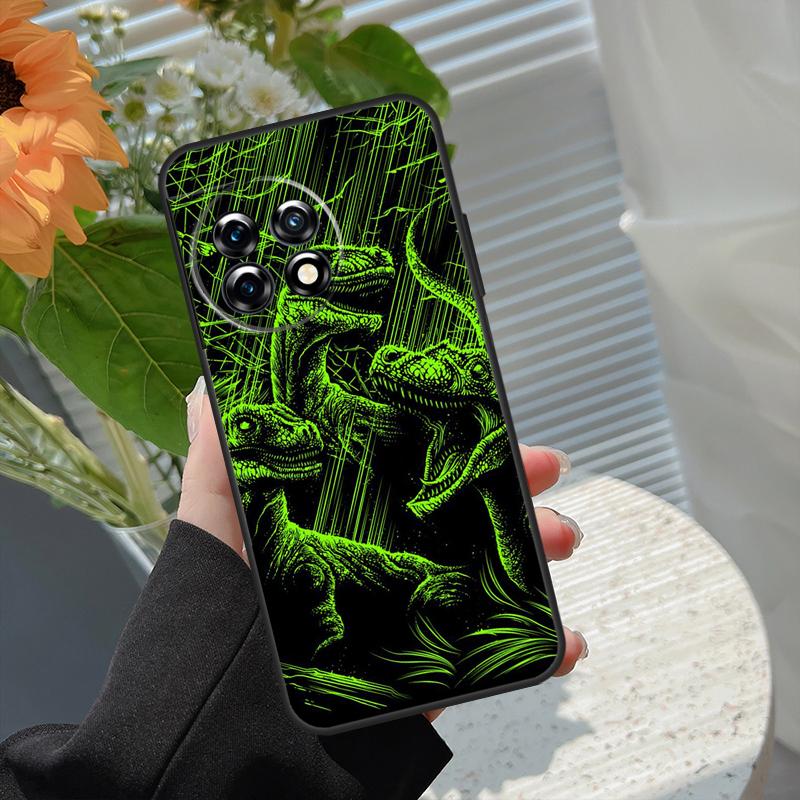 Jurassic Dinosaur Case For OnePlus 10 Pro 15 13 12 11 13T 15R 13R 10R 10T 8T Nord CE 5 4 2 3 Lite N20 N30 Cover