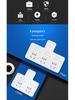 Delixi Multi-Function Socket Strip: One-to-Two Plug, Wire-Free, Multi-Hole Panel Expansion Converter.
