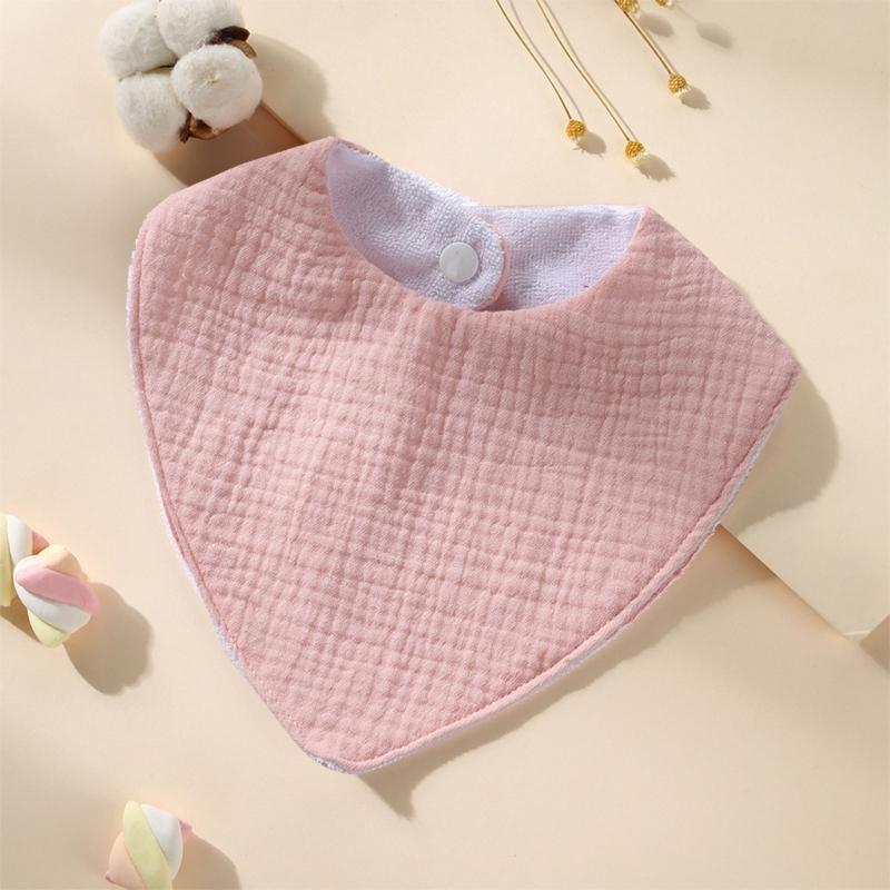 Absorbent & Waterproof Infant Bibs Stylish & Practical Bibs Cotton Burp Cloth Comfortable Perfect for Feeding & Teething