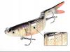 Wobbler Pike Zander Jointed F144 Gold-Silver