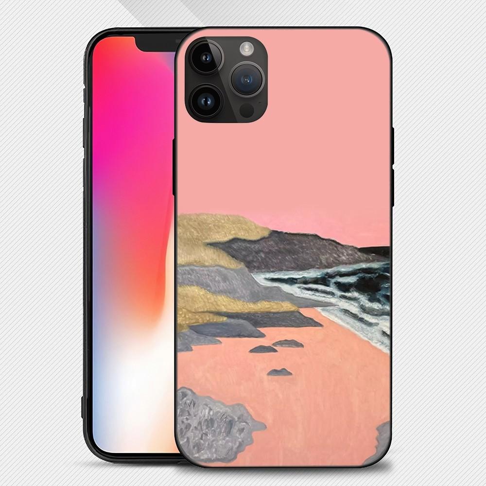 March Avery Famous Painting Phone Case Iphone15 14 13 12 11 Pro Max Mini X 7 8 Soft Case
