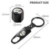 1Set Car Keychain Key Ring with Auto Tire Valve Caps Tyre Dust Cap Emblem For Mercedes Benz A B C E S GLA CLA GLC GLE X23 AMG