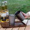 Titanium Alloy Outdoor Drinking Cup Durable Camping Hiking Use Cups New Frosted Texture Beer Mug