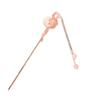 Hanfu Hair Stick Chinese Style Floral Women Hairpins Beads Tassel Decor Hair Fork Medium To Thick Hair Bun Accessories