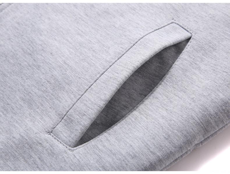 Men's Fashionable Hooded Cardigan: Thickened Winter Sports Hoodie with Fleece Lining