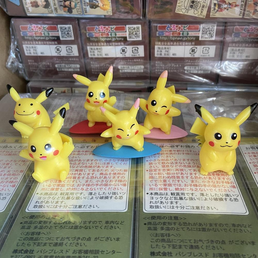 

1Set Pocket Monsters Anime Figure Kawaii Pikachu In Disguise Action Figures PVC Adult Collection Model Dolls Toy Gift