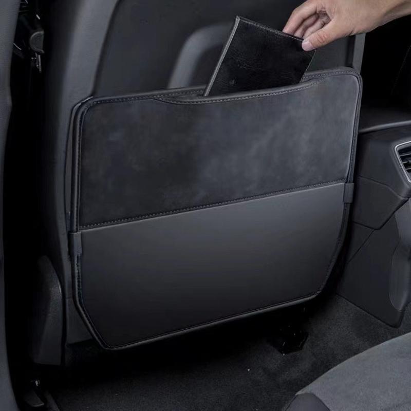 Car Seat Back Anti Kick Pad Leather Protector Mat Prevent Dirty For BYD Han Tang Ev Song Plus Seal Dolphin Atto 3 Yuan Accessory