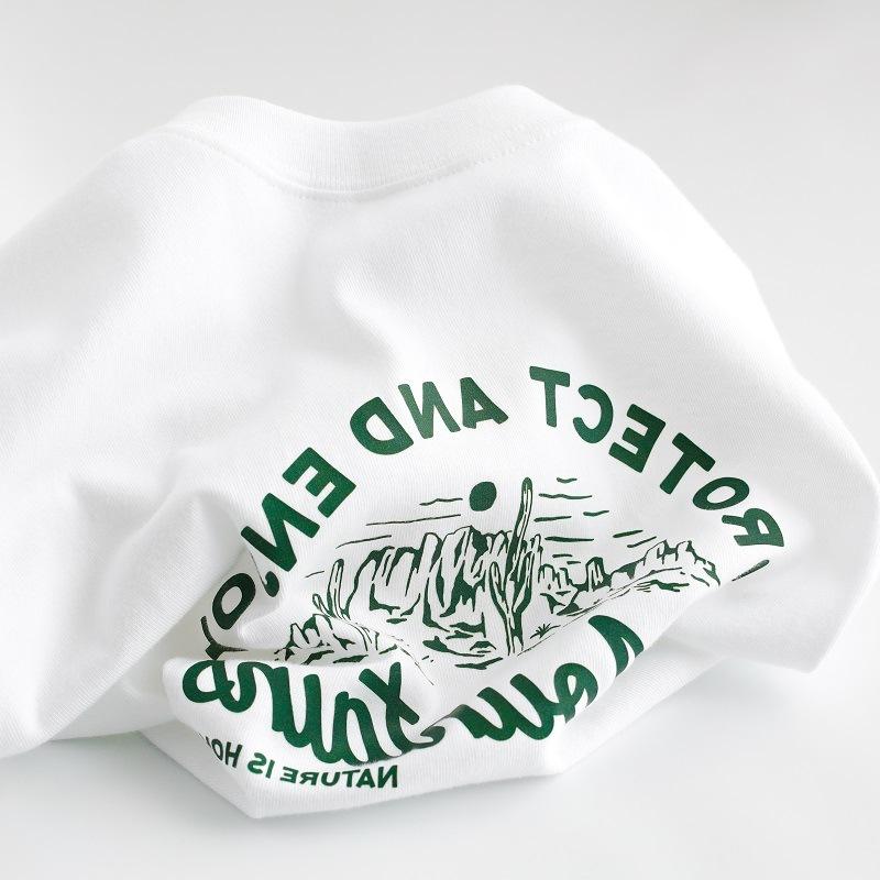 

Хлопковая футболка с принтом, женская летняя футболка с коротким рукавом, свободный топ больших размеров XL белый