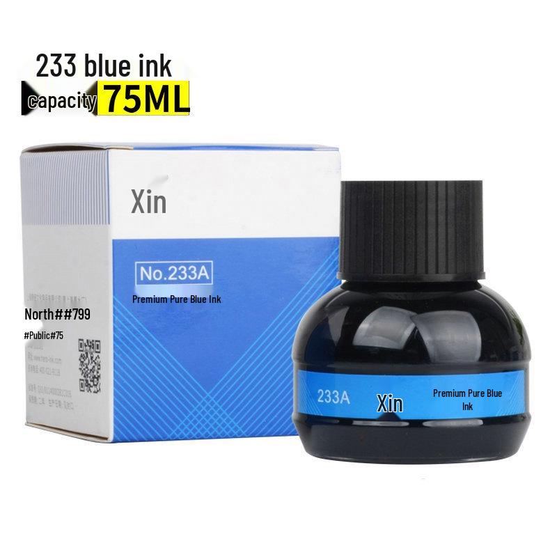 Hero Gold Fountain Pen with Special Non-Clogging, Non-Carbon Ink: Black 234, Red 200, Blue-Black 440.