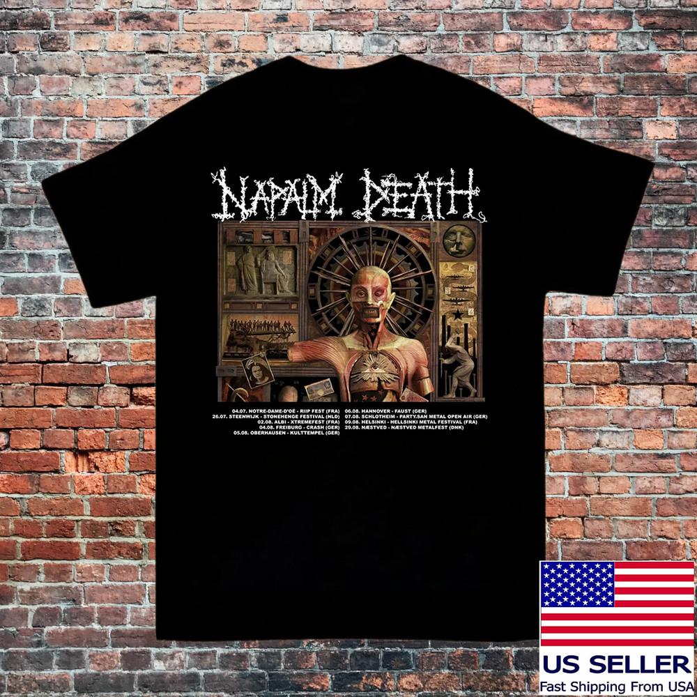 Napalm Death Band Event Freiburg - Crash - Germany T Shirt  Unisex T-Shirt S