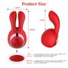 Rabbit Suction Vibrator,Female Masturbation Toy,5 Frequencies,8 Vibration Modes,Female Clitoral and Nipple Stimulation Vibrator