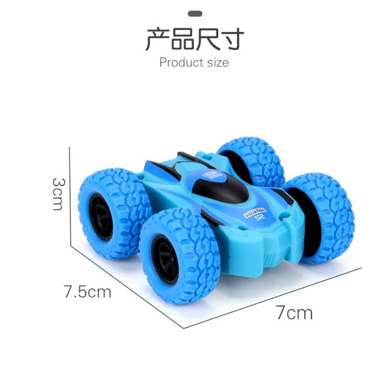 Car Double-sided Dump Truck Children's Fall-resistant Stunt Inertia Toy Car Four-wheel Drive Off-road Vehicle Stunt Car