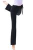 Ballet Flare Adult Black Stretch Ballet Long Pants with 9332 s.lemon Pants, Belt, S-155/64