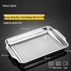 HUIHUADU Stainless Steel Rectangular Baking Pan with Handles