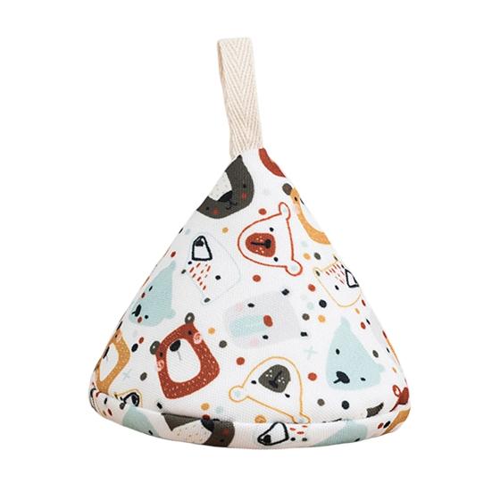 1Pc Triangle Pot Hat Non-Slip Stove Handle Mitt for Cast Iron Skillet Hanging Iron Pot Casserole Handle Protector Household Cooking Supplies