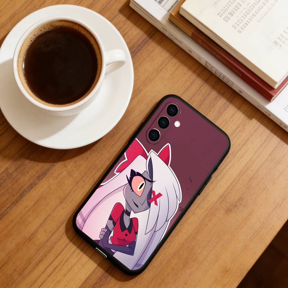 Hazbin Hotel Vaggie Phone Case For Samsung Galaxy A73,A72,A71,A70,A53,A52,A51,Others Soft Black Cover