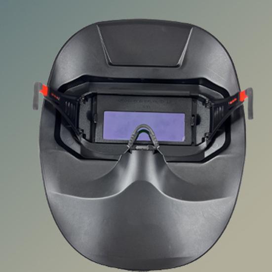 Automatisch abdunkelnder Schweißhelm mit Gummiband, großem Sichtbildschirm, True Color-Lichtbogenschweiß-Gesichtsschutz, Schutzhaube, elektrische Lötbrille