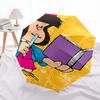 Automatic Opening/Closing Umbrella with Foldable Design and 8-Bone Iron Frame - Perfect Gift for Fans, Travelers, and Daily Use0104152a