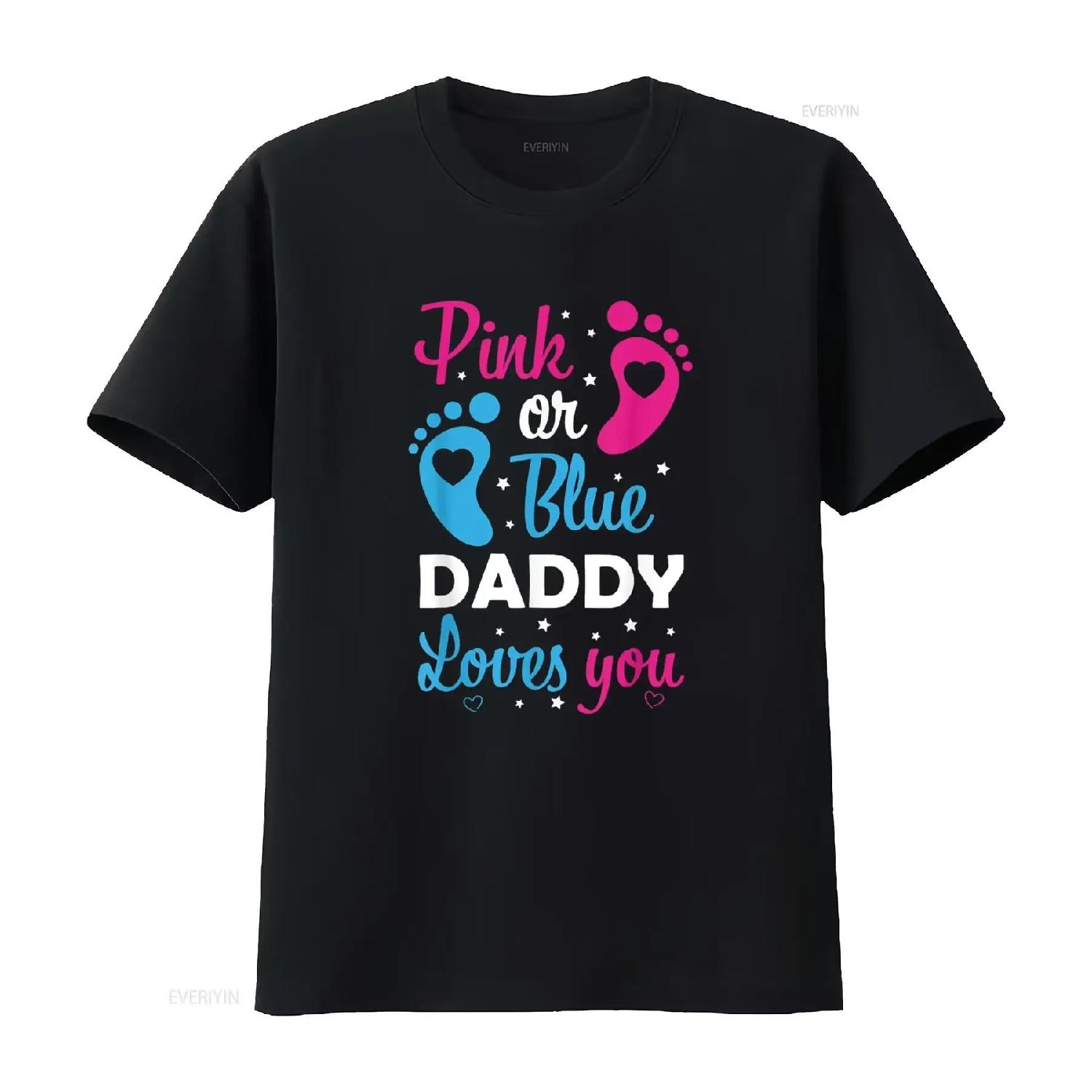 

Gender Reveal Dad Daddy Father Family T Shirt vintage Washed homme Top For Everyday Wear graphic Casual designer clothes XXXXXL різнокольоровий