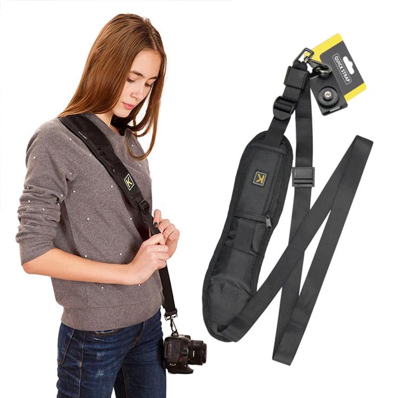 Portable Shoulder Camera Strap For Dslr Digital Slr Camera Canon Nikon Sonys Quick Rapid Camera Accessories Neck Strap Belt
