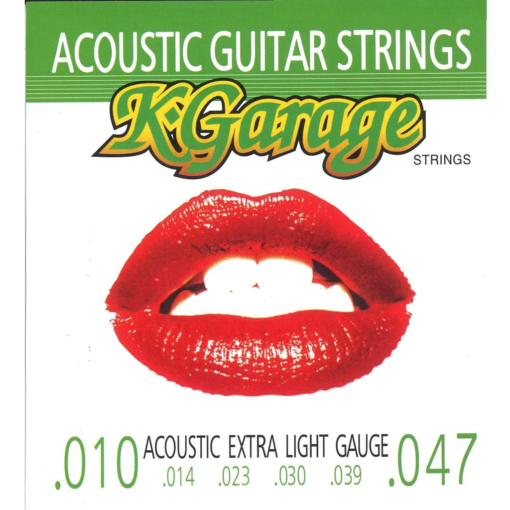 Acoustic Guitar String Extra Light Gauge K-GARAGE A/G 010-047