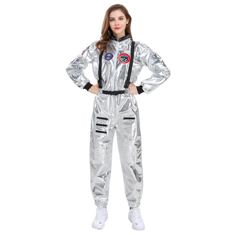 Halloween costumes, space costumes, uniforms, female jumpsuits, astronaut stage costumes