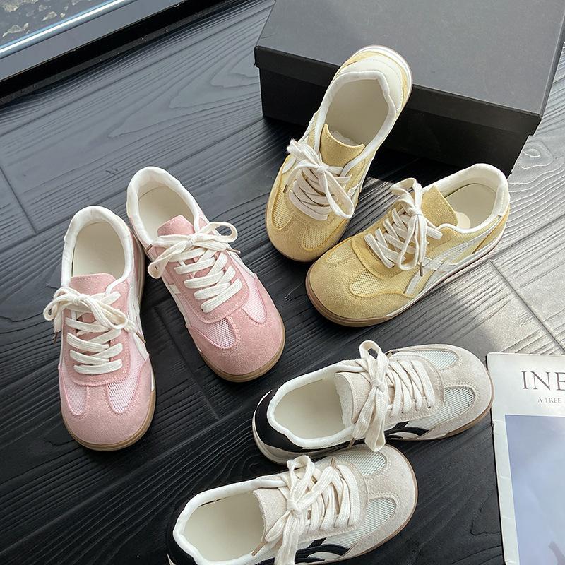 Thick-soled Women's New Spring and Summer Thin Little White Shoes Casual Sports Women's Shoes Are Ugly and Cute