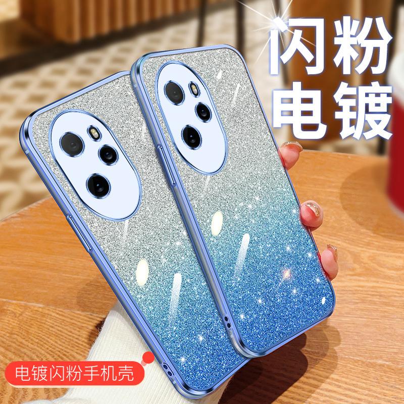 Applicable To Huawei 80 Glitter Mobile Phone Case Honor 400 Transparent Soft Rubber Honor Power Protective Case Play 60