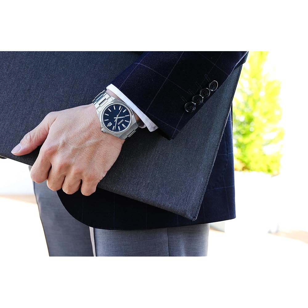 Seiko Selection SBTH003 Men's Quartz Watch Blue Dial Date Calendar 10 ATM Water Resistant Stainless Steel Band