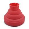 Hair Dryer Diffuser Silicone Foldable Attachment for Curly Hair with Even Heat and Frizz Reduction Red