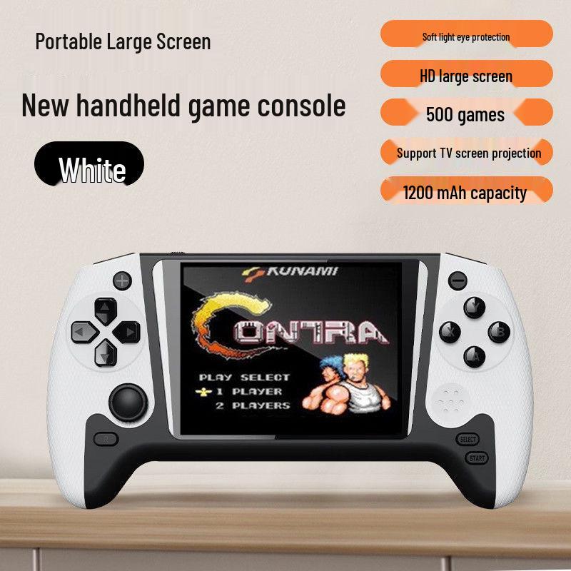2025 Handheld Game Console: 500 Games, Large Screen, Joystick, Double Player, Connects to TV, Nostalgic Children's Toy Gift