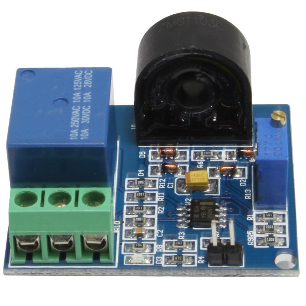 AC Current Detection Sensor Module 24V Relay Protection Over-Current Protection 44*38mm DC 24V Working Voltage