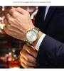 Curren Kairui 9090: Herren-Stahlarmbanduhr & Damen-Quarz-Business-Uhren-Set.