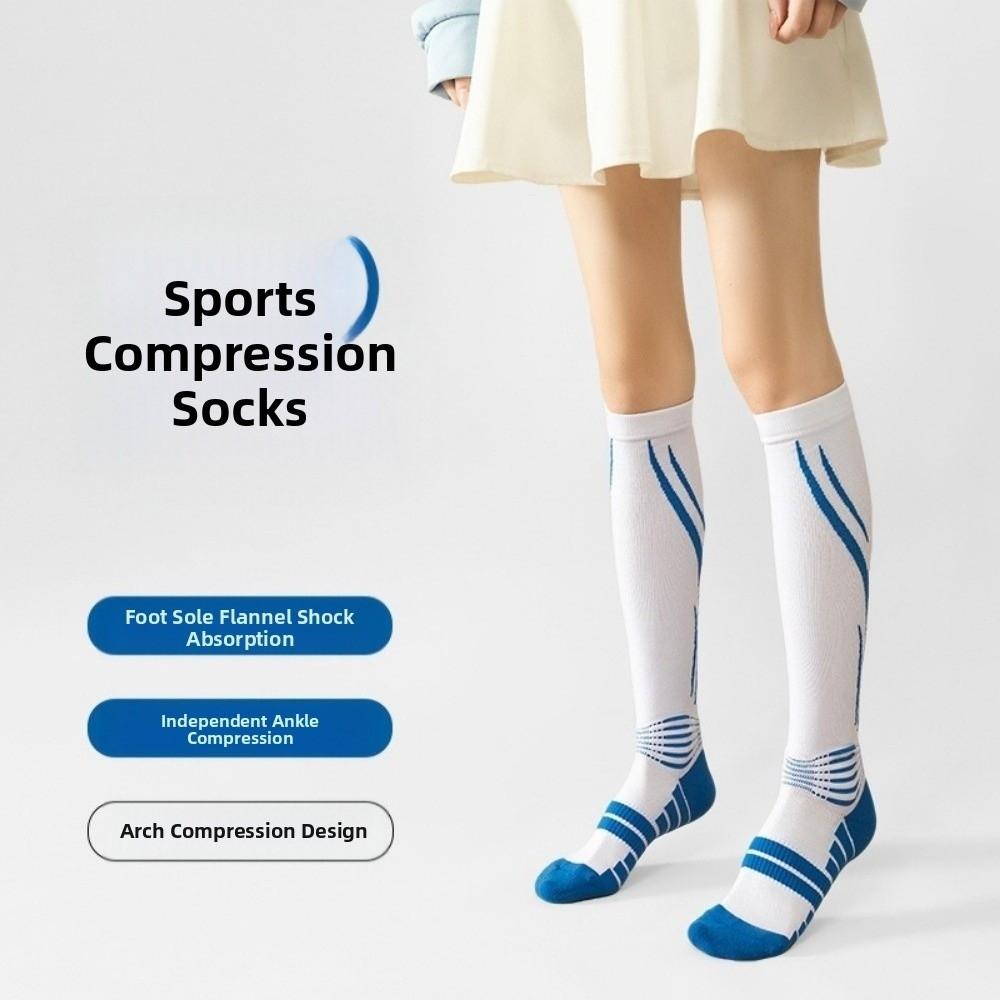 1 Pair Knee High Sport Calf Compression Sock Comfortable Cycling Calf Socks  Running