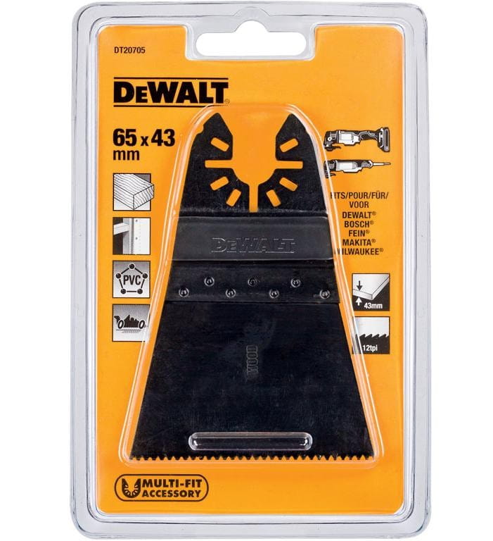 Dewalt 66X43Mm Fast Cut Wood Blade For Multi-Tool