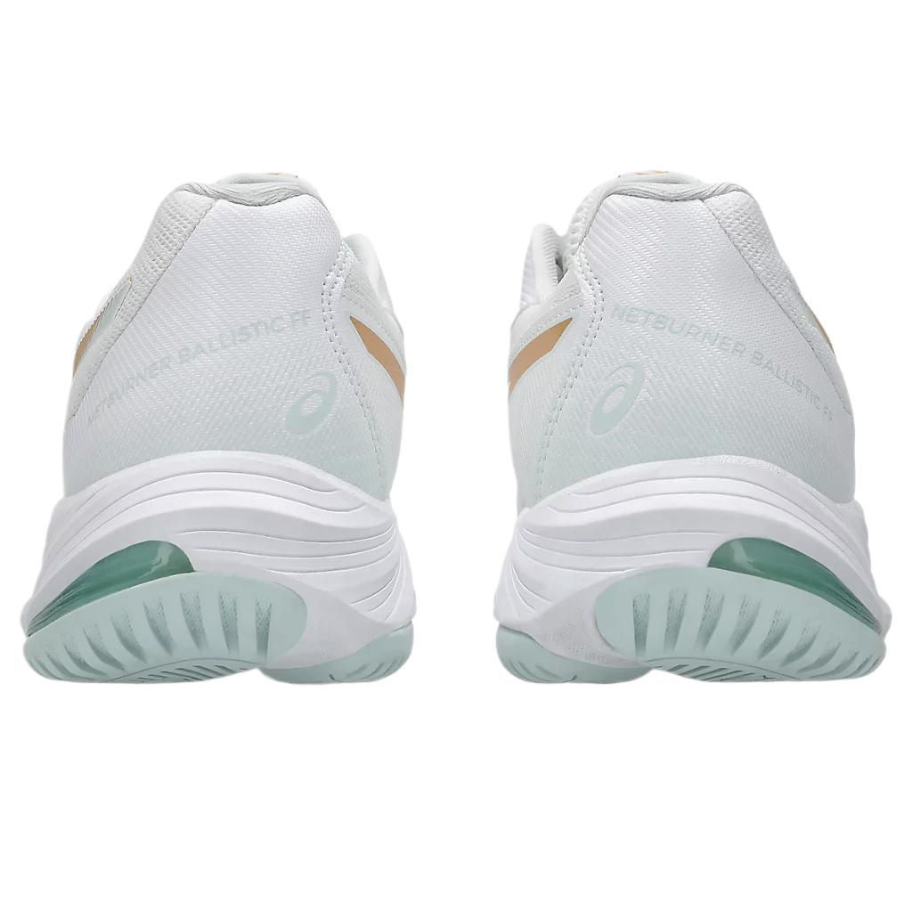 Asics  Netburner Ballistic FF 3 White Champagne Women Sneakers 1052A069-112