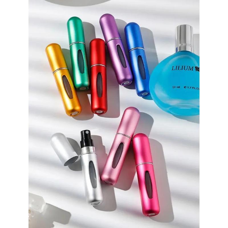 5/8ML 1/5Pcs Parfümzerstäuber Tragbarer Flüssigkeitsbehälter Kosmetik Reisen Mini Aluminium Spray Alkohol Leere Nachfüllbare Flasche