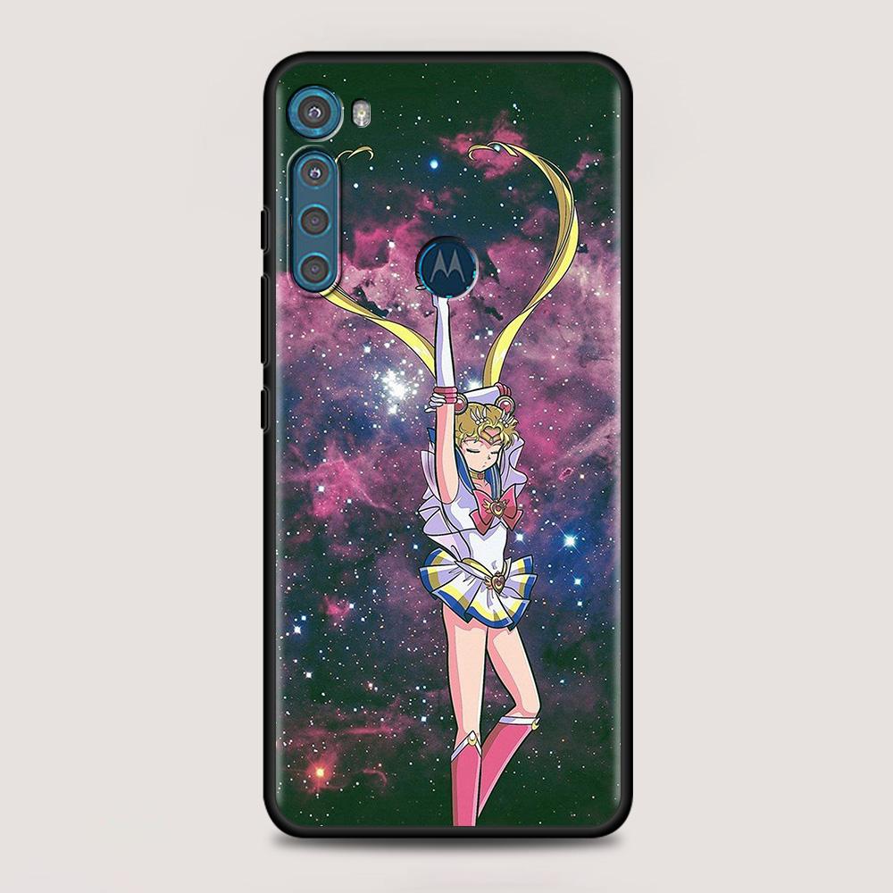Anime Girl Magic Girl For MOTOROLA One Fusion Case for Moto G10 G9 G8 Plus Play Power One G20 G30 G40 G50 G60 Edge20 Phone Shell