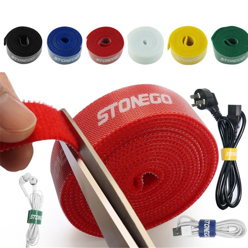Cable Winder Cable Organizer Ties Mouse Wire Earphone Holder PC Cord Free Cut Management Phone Hoop Tape Protector