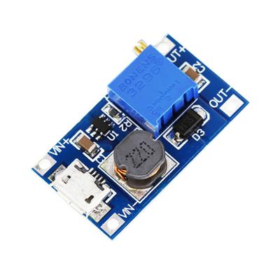 DC-DC 2A Boost Converter Einstellbares Step-Up-Stromversorgungsmodul 2-24V Eingang