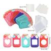 50pcs Valentines Card for Kids for School Kids Child Colorful Jar Candy Pouches