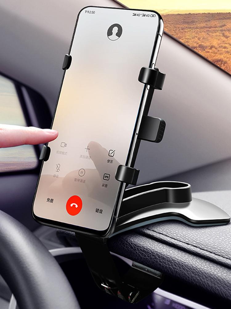 Car Dashboard Support 360 Degree Rotating Auto Grip Mobile Phone Fixed Bracket Multi-function Instrument Cluster Phone Holder