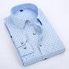 Men's White Long Sleeve Business Shirt - Spring/Autumn Formal Korean Style
