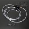 Handheld Fuel Transfer Pump Portable Fuel Transfer Suction Pumps Transparent Petrol Gas Extractor PVC Soft for Car Auto Outboard