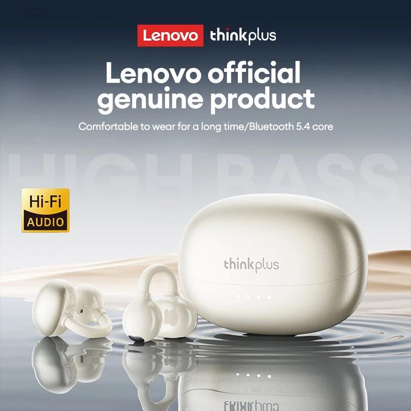 Lenovo LK6 Wireless Bluetooth Earphones Long Battery Life Sports Ear Clip Earbuds