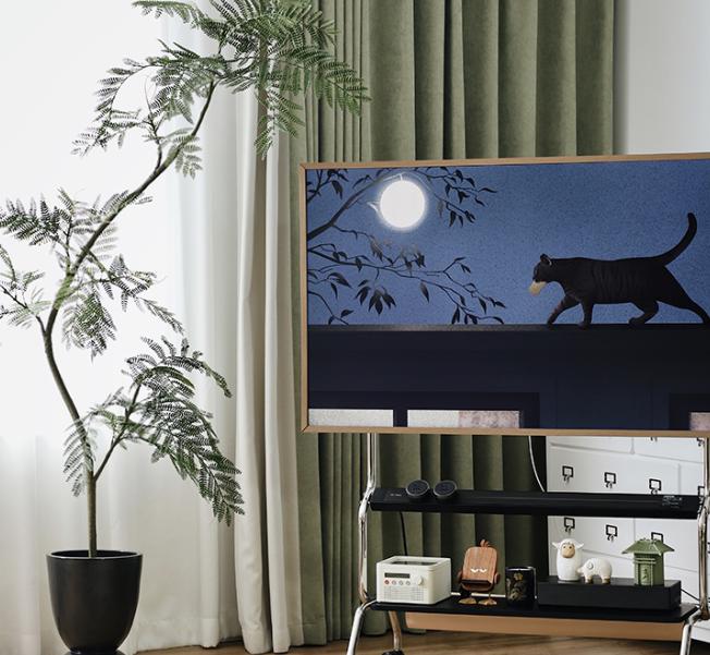 Luxury Fiddle-Leaf Fig Artificial Tree - Large Indoor Potted Plant Decor.