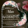 Mother's Day with Arabic Calligraphy- Acrylic Desktop Ornament, Four Seasons Decoration, Novelty Home Decor, Perfect Durable for Bedroom, Store