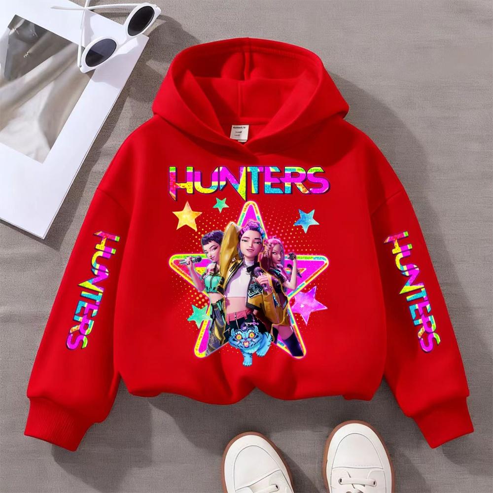 Fashion Children's Clothing Cartoon Printed Sweatshirt Casual Comfort Hoodie Girls