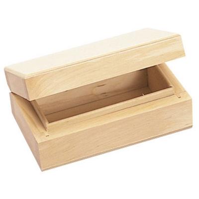 MégaCréa DIY - Boite en bois rectangle 10 x 6 H 3,8 cm